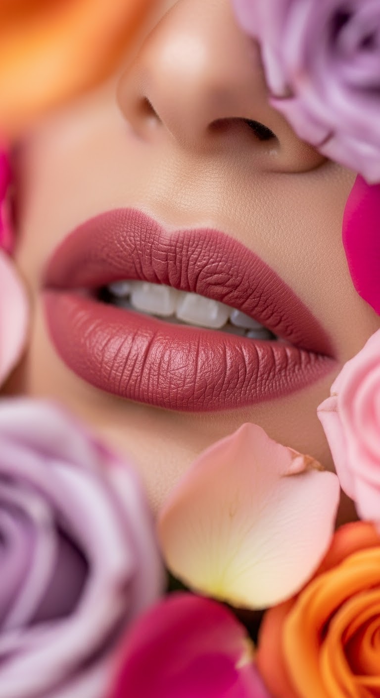 Lipstick matte beig pink rose brown mocca,Reds & Purple
