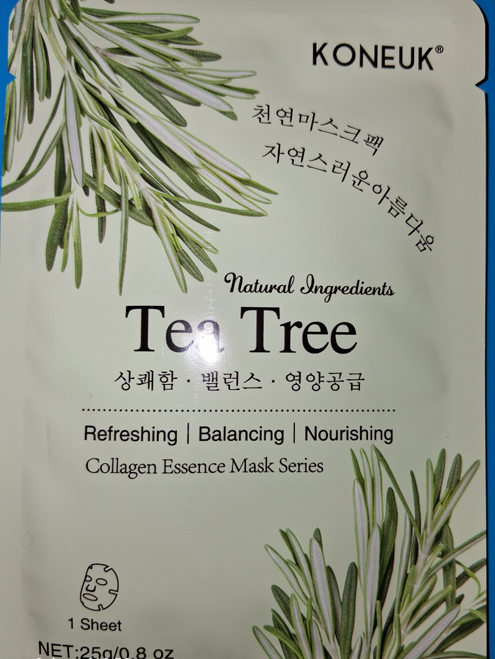 Tea tree mask collagen 1 sheet