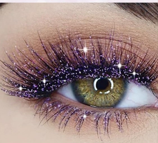 Eye shadow purple  flash liquid glitter