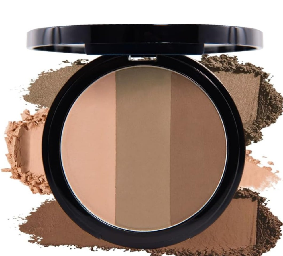 Contour Palette 3 colors longlasting makeup.