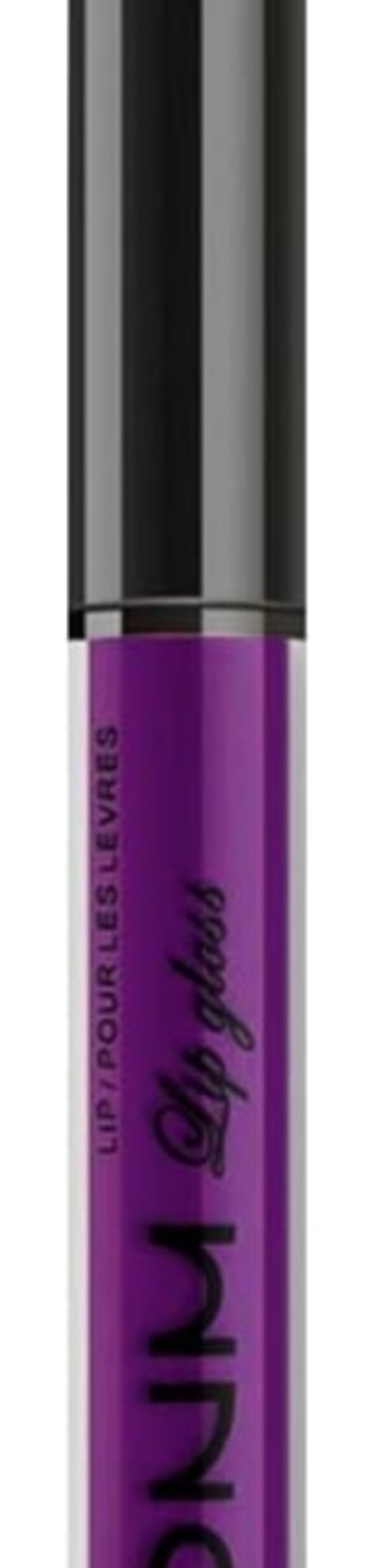 Violet purple matte lip gloss