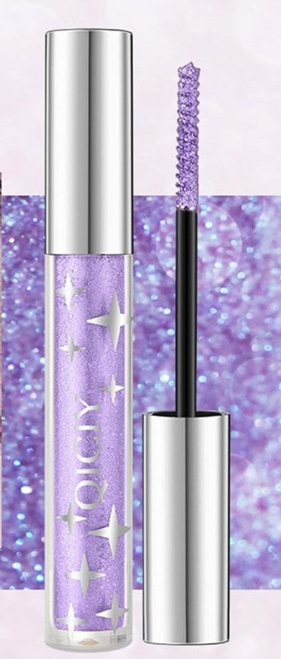 Eye shadow purple  flash liquid glitter