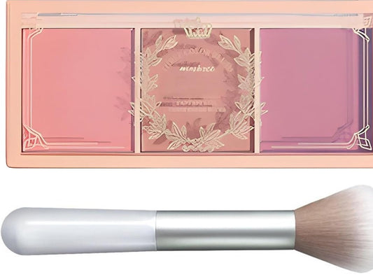 Blush powder pink palette VEGAN  & brush included