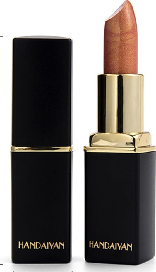 Lip Stick Orange Color Glitter Handaiyan