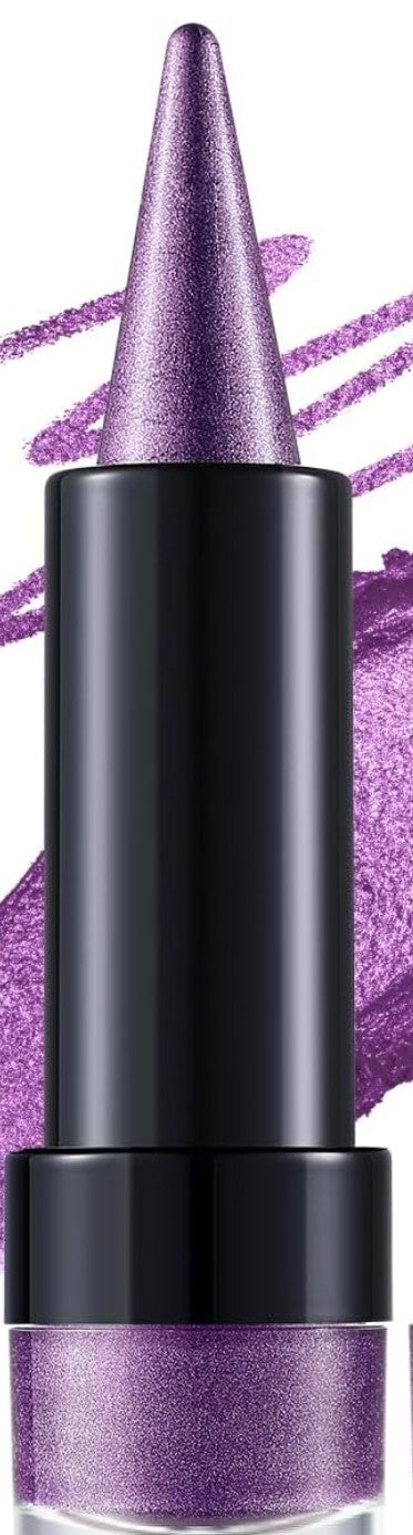 Eyeshadow stick purple metalic intense color creme