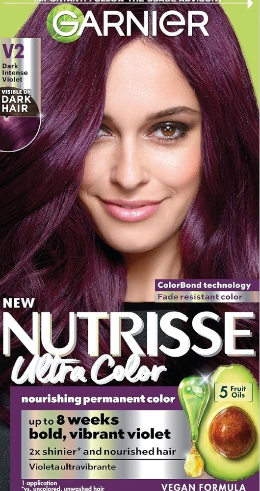Garnier Hair Color  Dark Intense Violet V2 Vegan Formula