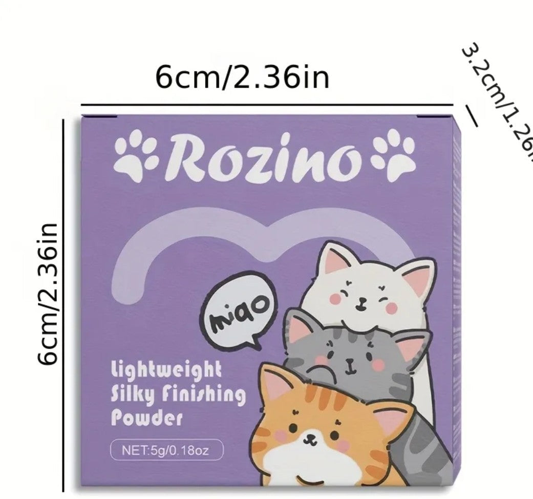Rozino #2 lightweight setting powder silky air makeup loose powder finishing powder,gentle on skin . net 5g./0.18oz.