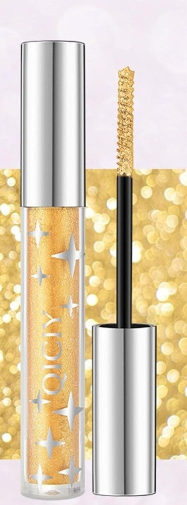 Eye shadow gold  flash liquid glitter