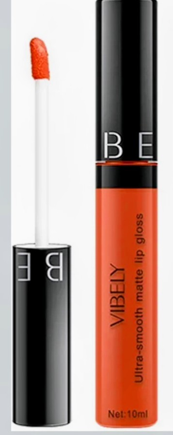 Orange  Bright Lipgloss  Matte Ultra -Smooth