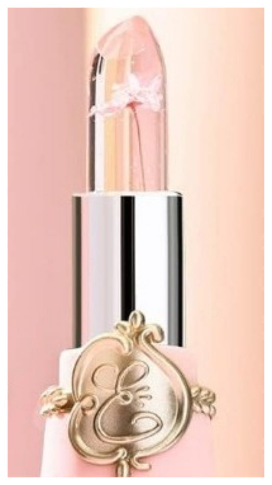 Lip stick rose pink temperature changing color