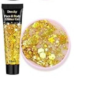 Gold body & face glitter( one tube)