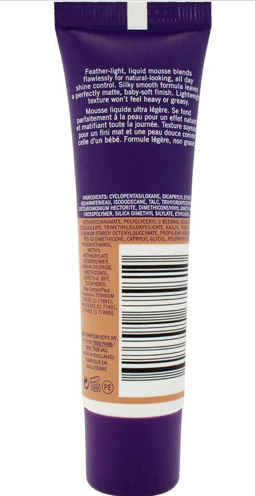 Rimmel London Stay Matte Liquid longlasting Mousse - 203 True Beige - Foundation, Lightweight, Shine Control, Oil-Free, 1oz