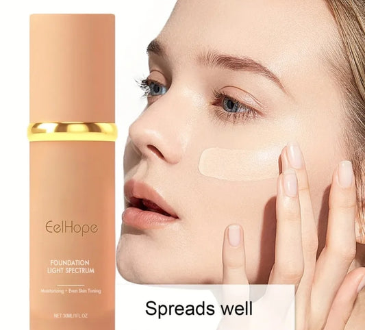 EelHope Color Changing foundation,SPF-50 makeup long-lasting & smudge-proof, waterproof,lightweight,suitable for all skin types,create flawless skin,W/sunscreen,Net 30ML/1FL OZ. 1 count.