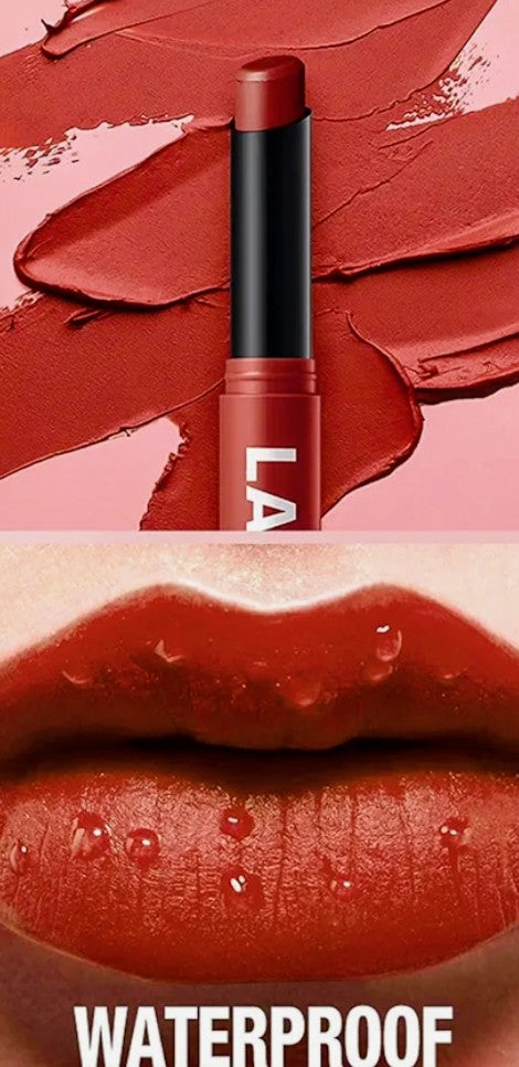 Red lipstick waterproof