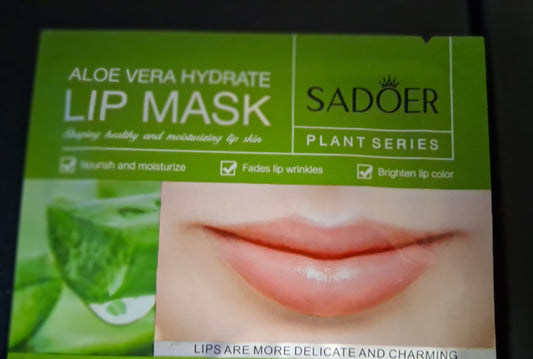 Lip mask plant base aloe vera.