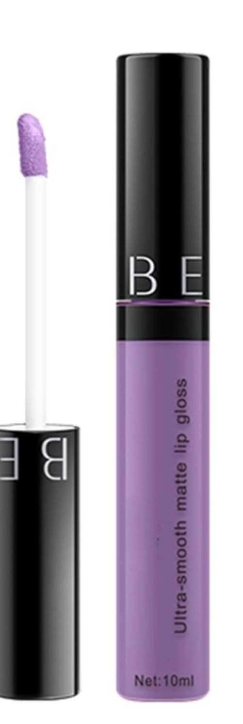 Purple lip gloss intense color lip liquid