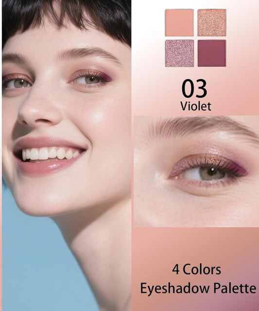 Eyeshadow Palette 4 colors 3 Violet