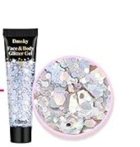 Sylver face & body glitter 1 tube.