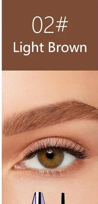 Eyebrow liquid gel tatoo light - brown easy-peel off 1 count.