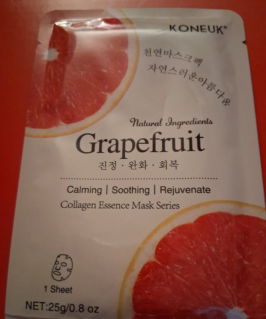 Face grapefruit mask 1 sheet