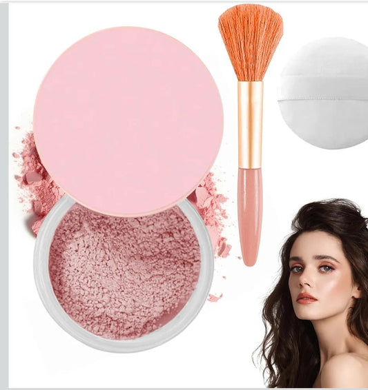 Allaura Beauty Blurring Powder Loose Setting Powder Soft Pink Waterproof All D Day Makeup