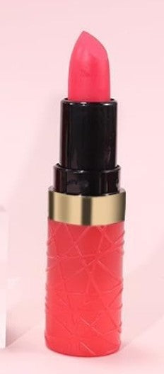 Hot pink coral lipstick