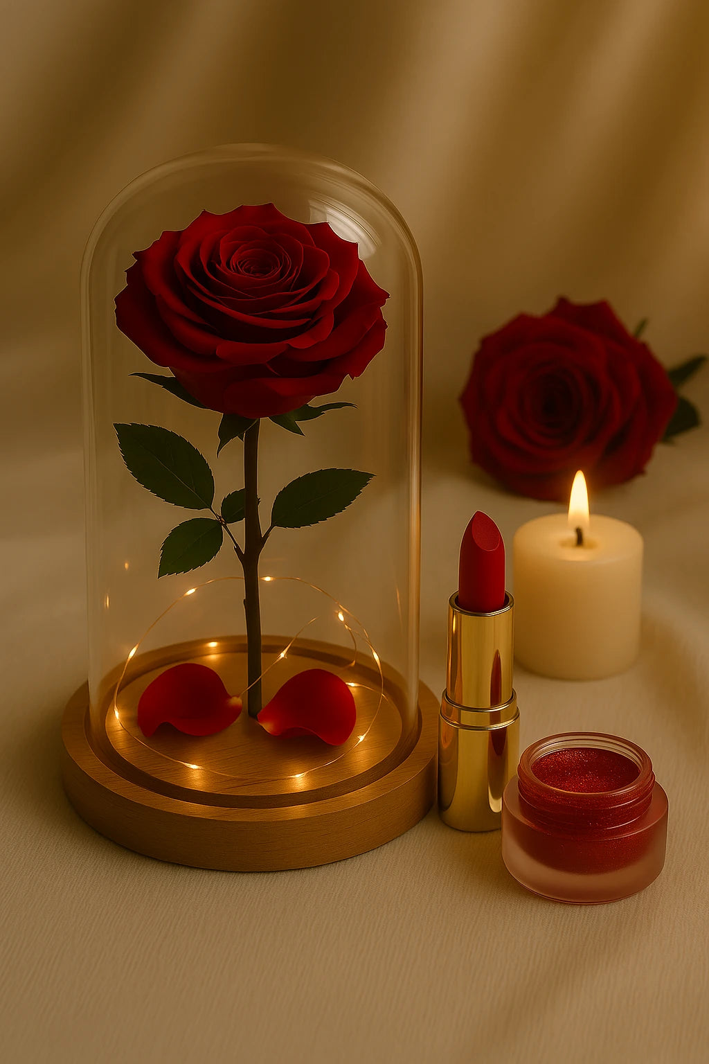 Gifts,smokeless candles ,preserved flowers,artificial flowers.