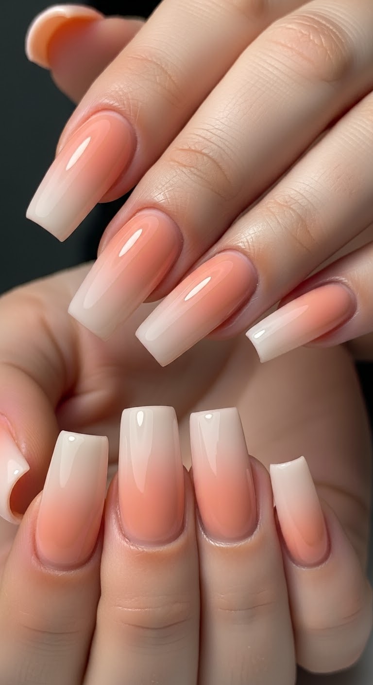 "Elevate You Style " ombre press- on Nails "Just Beauty"