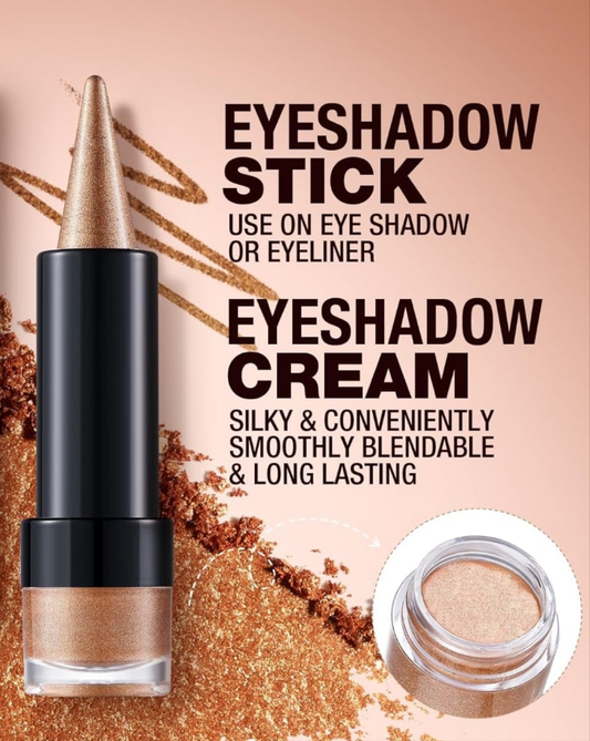 Eyeshadow stick cream golden brown