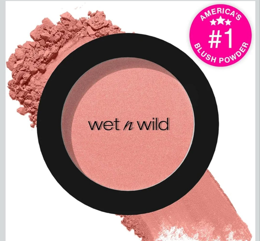 Wet N Wild Pinch Me Pink Natural Sheer Glow Powder Blush Vegan & Cruelty- Free Effortless Matte