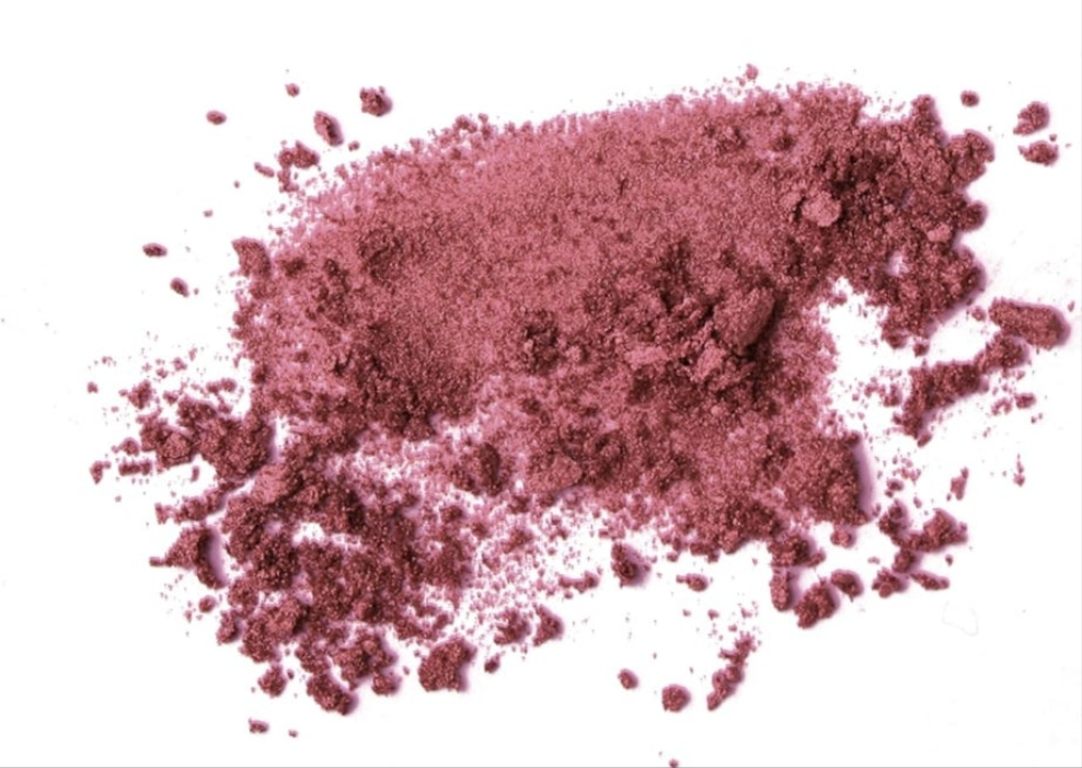 Plum color powder blush