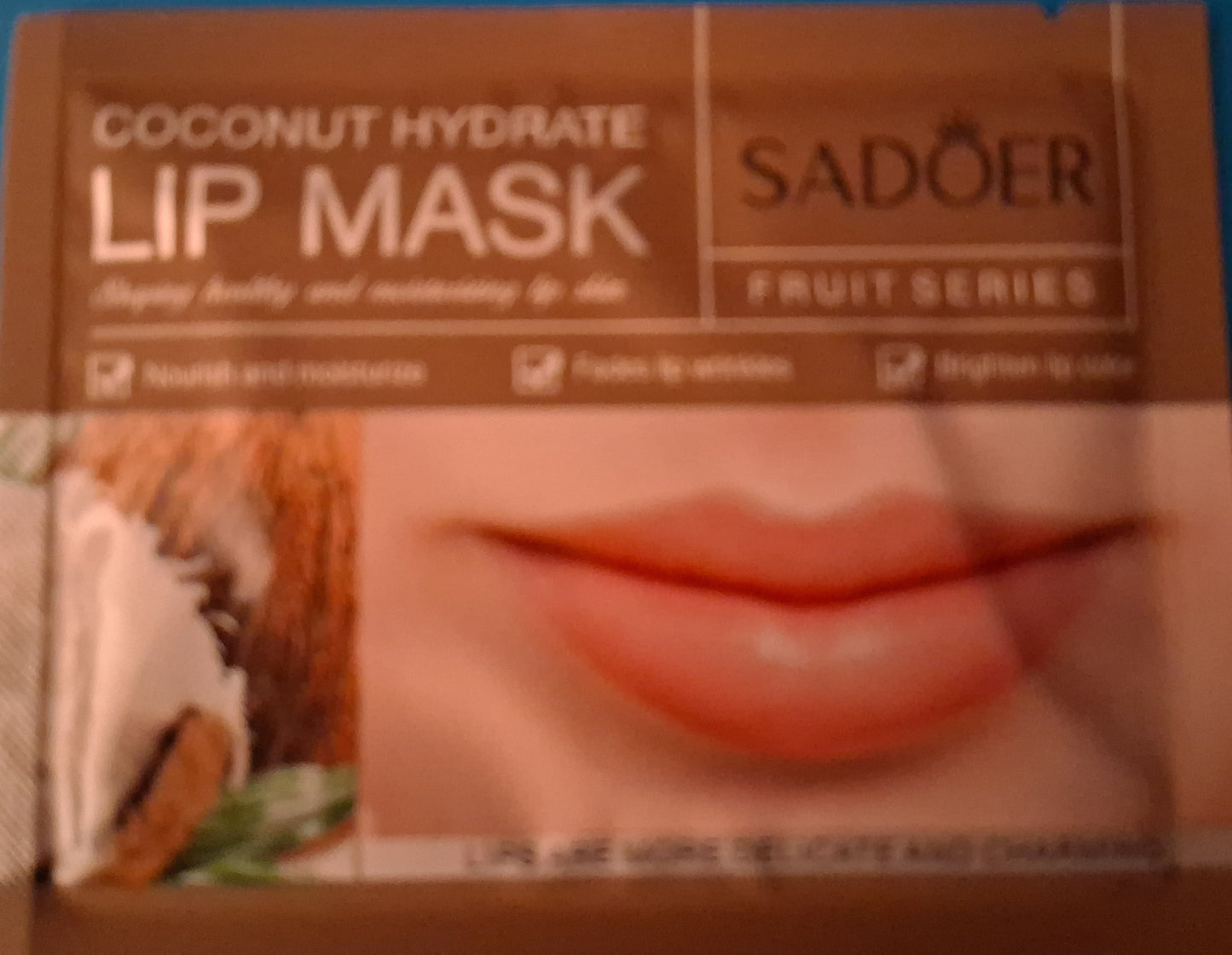 Coconut lip mask 1 sheet