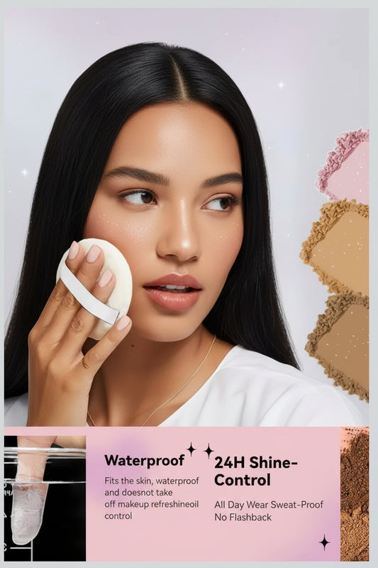 AKARY Pink Translucent Setting Powder, Oil Control for Long Lasting Makeup, Shimmer pink #2 Finishing Powder, Lightweight Loose Waterproof Powder Makes Skin Downy, Blurring Powder for All Skin Tones, 02   6g. 1 count.