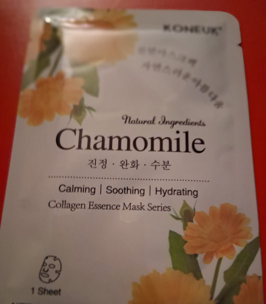 Chamomile face mask 1 sheet