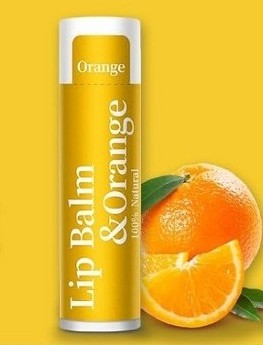 Orange lip balm