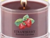 Candle strawberry  strong scented (small)