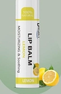 Lemon lip balm with natural ingridients