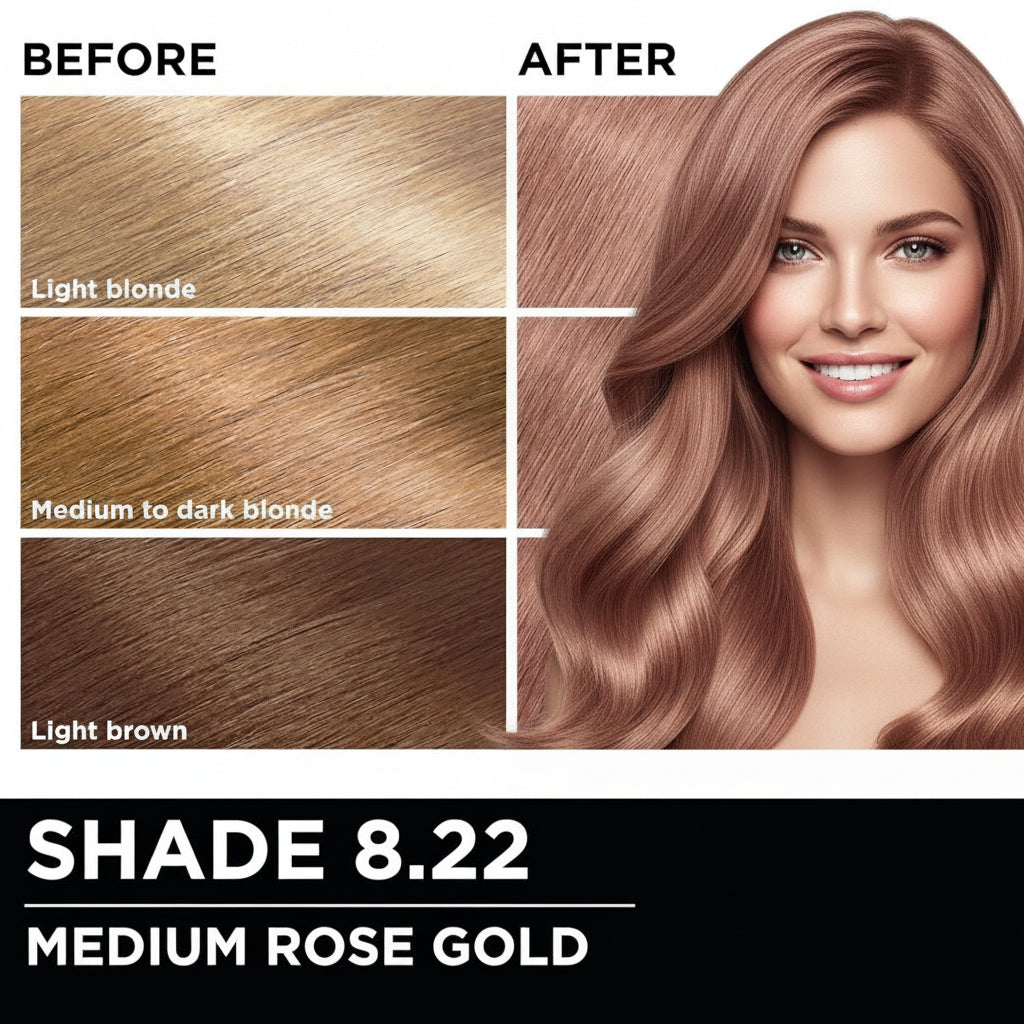 Garnier Haarfarbe Nuance 8.22 Roségold VEGANE Formel