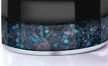 Blue glitter color for face and body