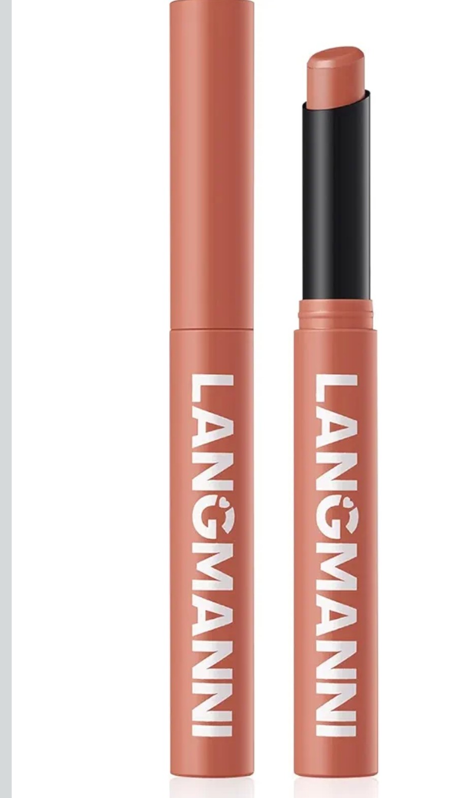 Gray pink lipstick waterproof