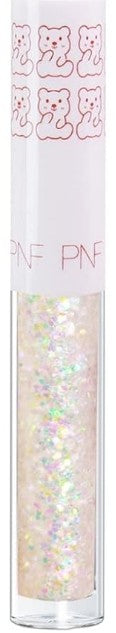 Liquid eye shadow & eyeliner glitter clear rainbow effect looks