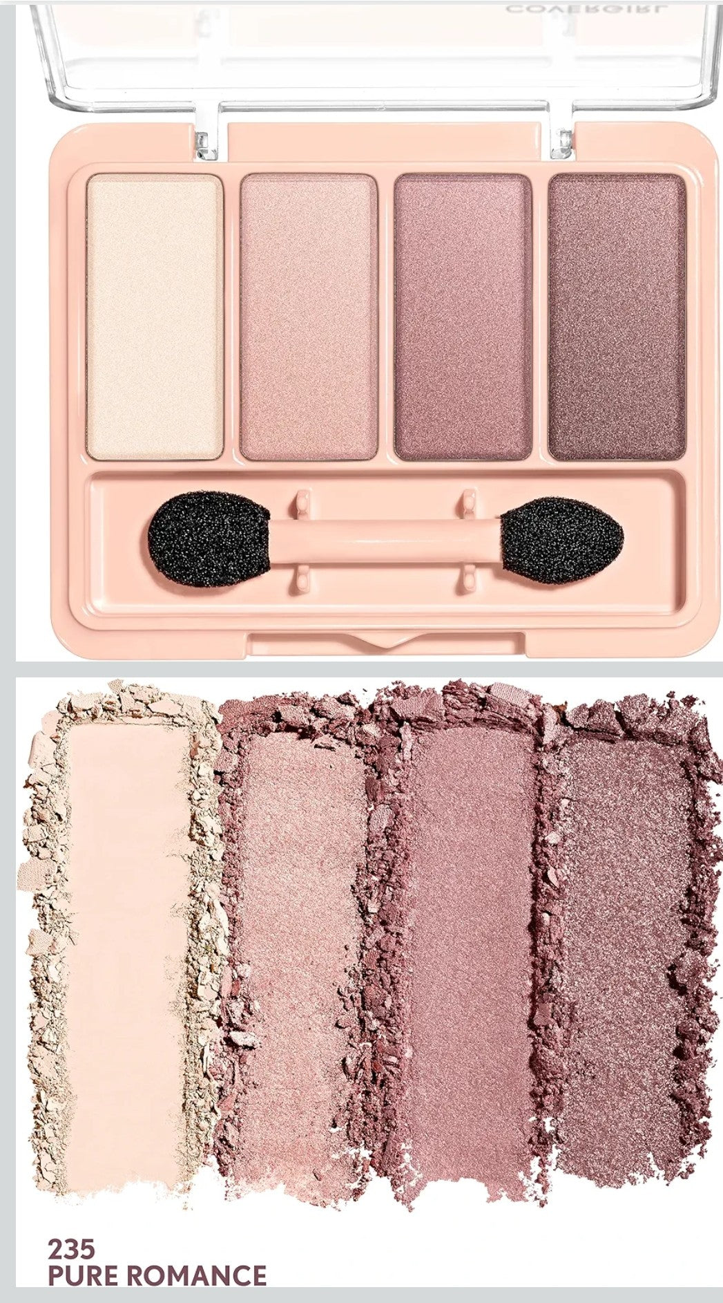 Eyeshadow  Enhancer COVERGIRL 235 Pure Romance VEGAN  MAKEUP.