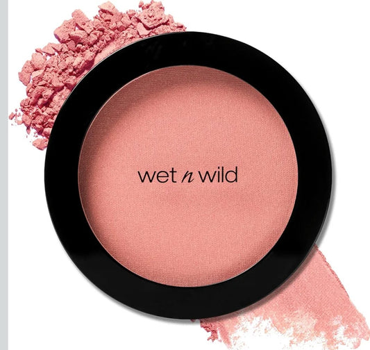 Wet N Wild Pinch Me Pink Natural Sheer Glow Powder Blush Vegan & Cruelty- Free Effortless Matte