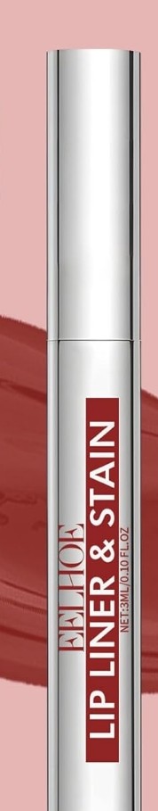 Lip liner & stain deep red velvet water proof