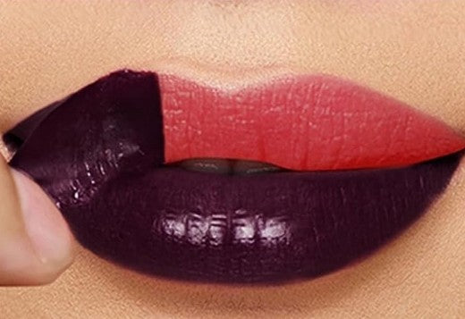 Lip color tint  stain purple matte water proof.