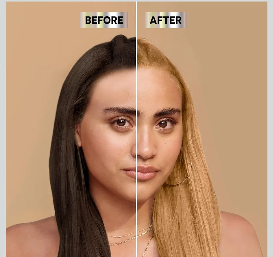 Garnier Nutrisse Ultra Color Hair Color, Permanent Hair Dye Bold, Vibrant Results, Vegan & Cruelty-Free, LC3 Hi-Lift Blonde (Tres Leches),Caramelo blonde.1 count