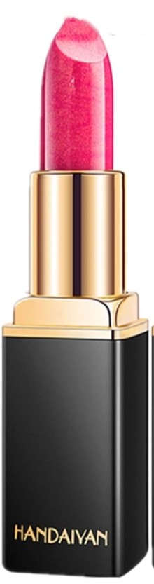 Lip stick pink coral color glitter HANDAIYAN