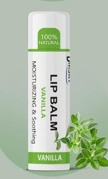 Vanilla lip balm with natural ingridients