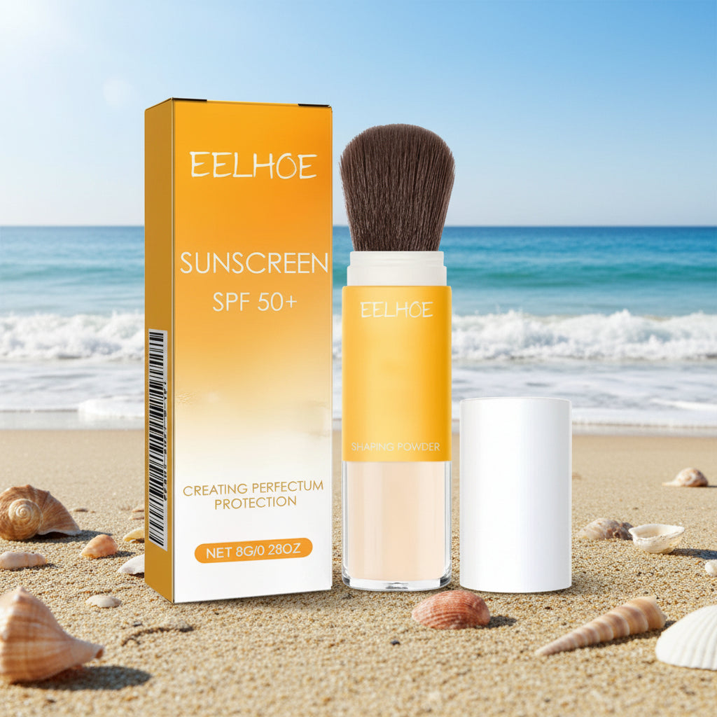 EELHOE lightweight & Setting Powder,sunscreen formula Matte Finish Loose Face Powder, compatible for all skin types natural light & airy.it manages oil & keeps makeup intact for extended periods ,enriched with silica & vitamin E. net.8g./0.28oz.  1 count