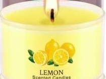 Candle lemon strong scented (small)